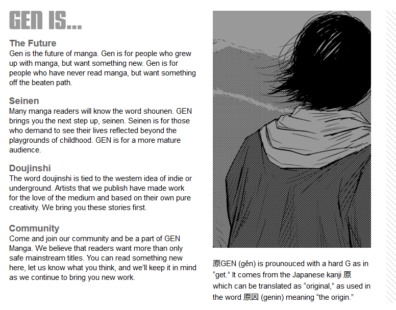 The Status Of Gen Manga - TheOASG